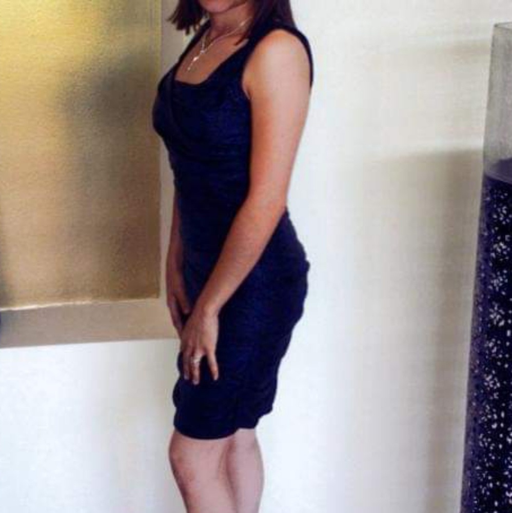 Black rugged Express dress